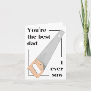 Carte Papa Pun Birthday Father's Day Card