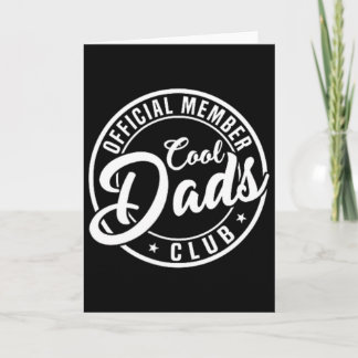 Carte Papa Rétro Fête des Pères Hommes Membre Officiel C