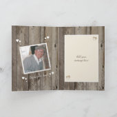 Carte Papa Rustic Fête des pères ou photo d'anniversaire (Intérieur)
