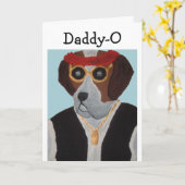 Carte Papa Saint-Bernard mec (Fleur jaune)