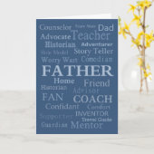 Carte *Papa Savais-Tu* (Fleur jaune)