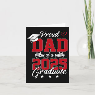 Carte Papa Senior 2025 Fier Papa D'Un Cl De 2025 Diplômé