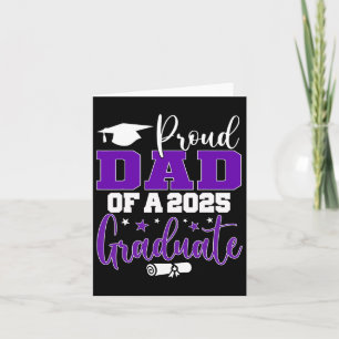 Carte Papa Senior 2025 Fier Papa D'Un Cl De 2025 Diplômé