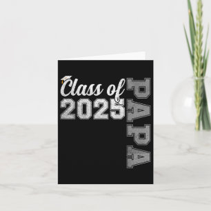Carte Papa Senior 2025 Papa fière d'une promotion de 202