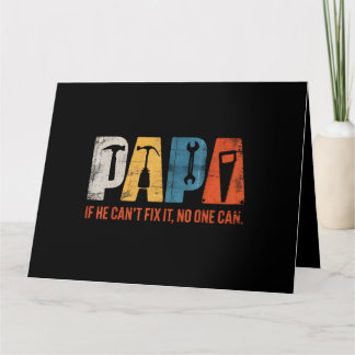Carte Papa s'il ne peut pas le réparer personne ne le pe