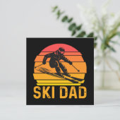Carte papa ski (Debout devant)