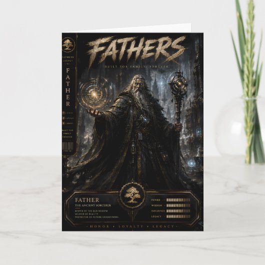 Carte Papa Sorcier Ancien (Devant)