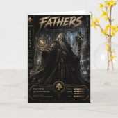 Carte Papa Sorcier Ancien (Fleur jaune)
