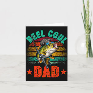 Carte Papa super cool pêche papa drôle fête des pères