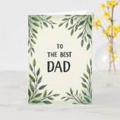 Carte Papa Super de Verdant (Fleur jaune)