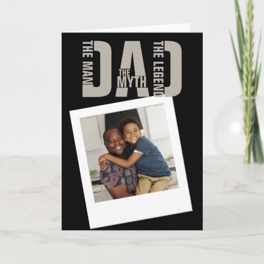 Carte Papa The Man (Devant)