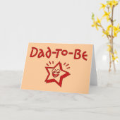 Carte Papa-To-Be (Fleur jaune)