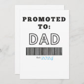 Carte papa-to-be (Devant / Derrière)