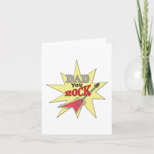 Carte Papa tu déchires (Devant)