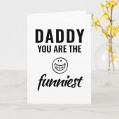 Carte Papa, tu es la fête des Pères la plus drôle (Fleur jaune)