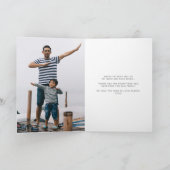 Carte Papa, tu es un trou dans une Fête des pères de gol (Intérieur)