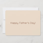 Carte Papa, tu roches Fête des pères en bois sculpté Gui (Dos)