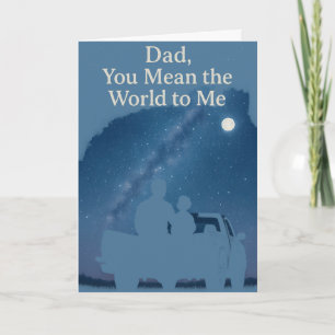 Carte Papa, Tu Signifies Tout Pour Moi Anniversaire Étoi