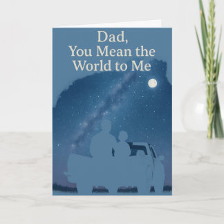 Carte Papa, Tu Signifies Tout Pour Moi Anniversaire Étoi