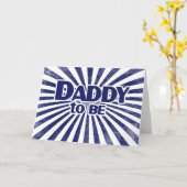 Carte Papa va être (Fleur jaune)