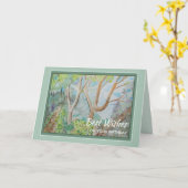 Carte Papa voeux d'anniversaire (Fleur jaune)