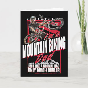 Carte Papa VTT - Cadeau drôle de cyclisme VTT pour la fê
