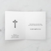 Carte Papal Birthday Blessing for Catholic Priest (Intérieur)