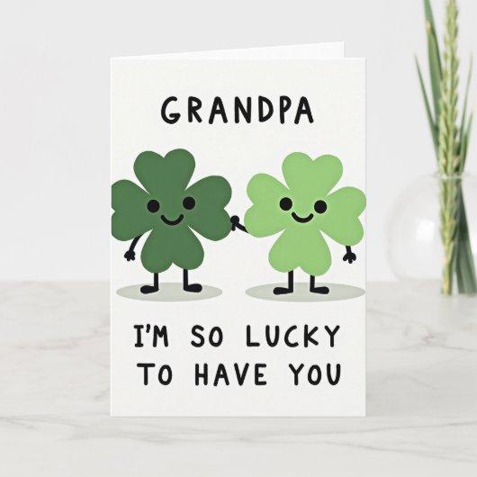 Carte Papapi Clover Chanceux (Devant)