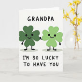Carte Papapi Clover Chanceux (Fleur jaune)