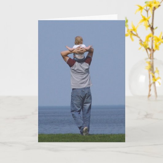 Carte "Papa's arms" (Fleur jaune)