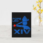 Carte Pape Léon Xiv Da Pope Pape Léon 14 Baseball  (Fleur jaune)
