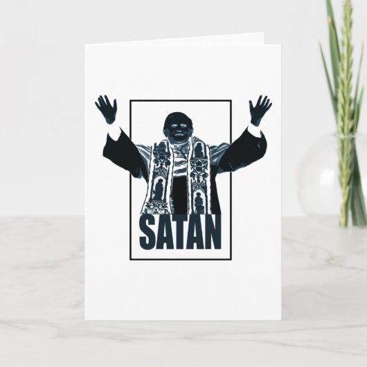 Carte Pape SATAN (Devant)