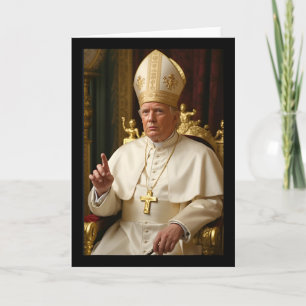 Carte Pape Trump Drôle Le Président Trump Veut Être Futu