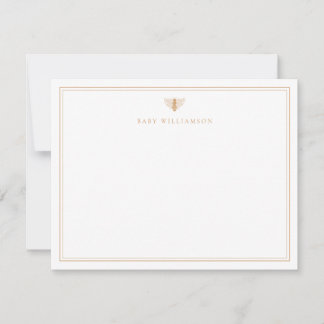 Carte Papeterie bébé douce comme du miel