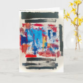 Carte Papeterie d'art moderne (Fleur jaune)