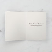 Carte Papeterie de mariage Félicitations Dans le sable d (Intérieur)