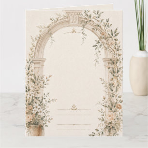 Carte Papeterie de mariage pour cérémonies méditerranéen