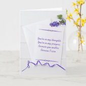 Carte papeterie et fleurs blanches sur le bois (Fleur jaune)