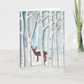 Carte Papeterie Winter Deer (Devant)