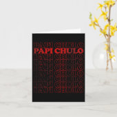 Carte Papi Chulo Style Détresse Comme Cadeau De Fête Des (Fleur jaune)