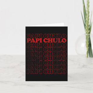 Carte Papi Chulo Style Détresse Comme Cadeau De Fête Des