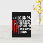 Carte Papi comme un grand-père normal mais plus amusant  (Fleur jaune)