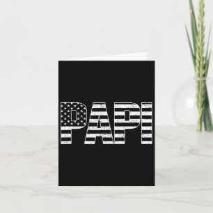Carte Papi patriotique Usa Fête des Pères Drapeau améric