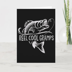 Carte Papi super cool Cadeaux de pêche pour papi Fête de