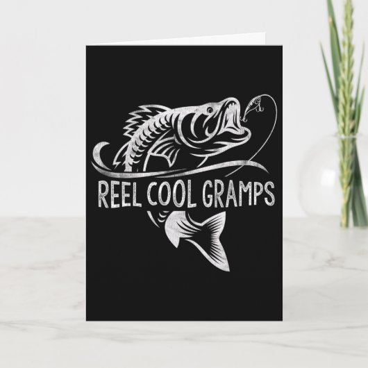 Carte Papi super cool Cadeaux de pêche pour papi Fête de (Devant)