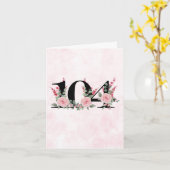 Carte papier 104e anniversaire - Floral Age 104 (Fleur jaune)