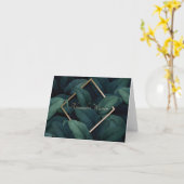 Carte Papier à lettres plié personnalisé (Fleur jaune)