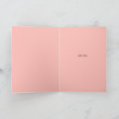 Carte Papier Amour Capricieux Texte Personnalisé (Intérieur)