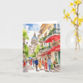 Carte Papier Aquarellerie Buenos Aires (Fleur jaune)