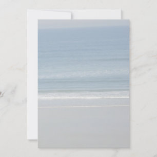 Carte Papier Arrière - plan blanc Ocean and Beach